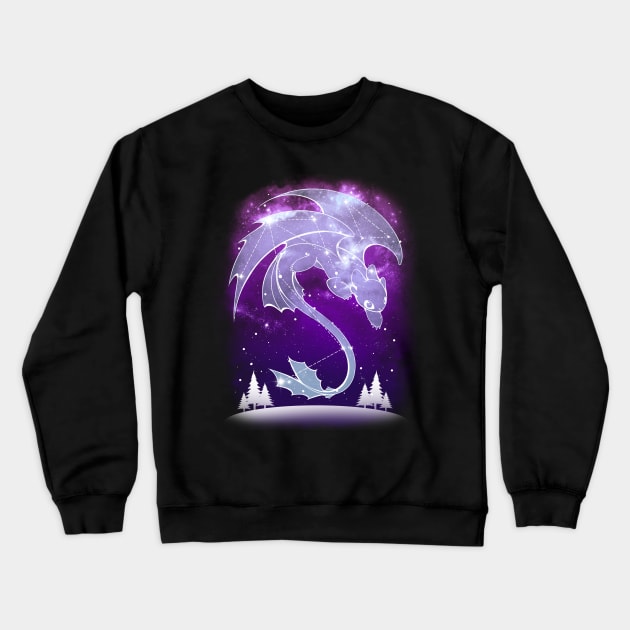 Starry Light Sky Crewneck Sweatshirt by ChocolateRaisinFury